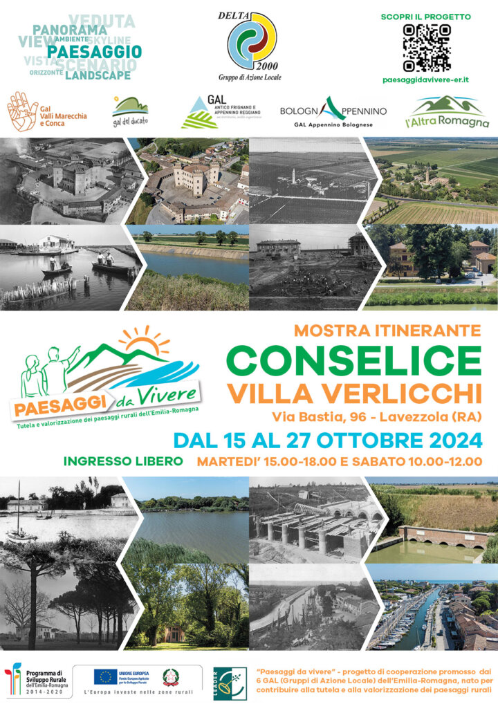 MOSTRA "PAESAGGI DA VIVERE" DAL 15 AL 27 OTTOBRE 2024<br>VILLA VERLICCHI - CONSELICE (RA)